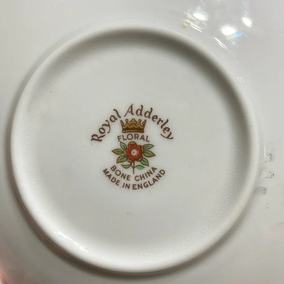 Royal Adderley Floral Bone China Small Fish Trout Trinket Dish - Picture 5 of 11